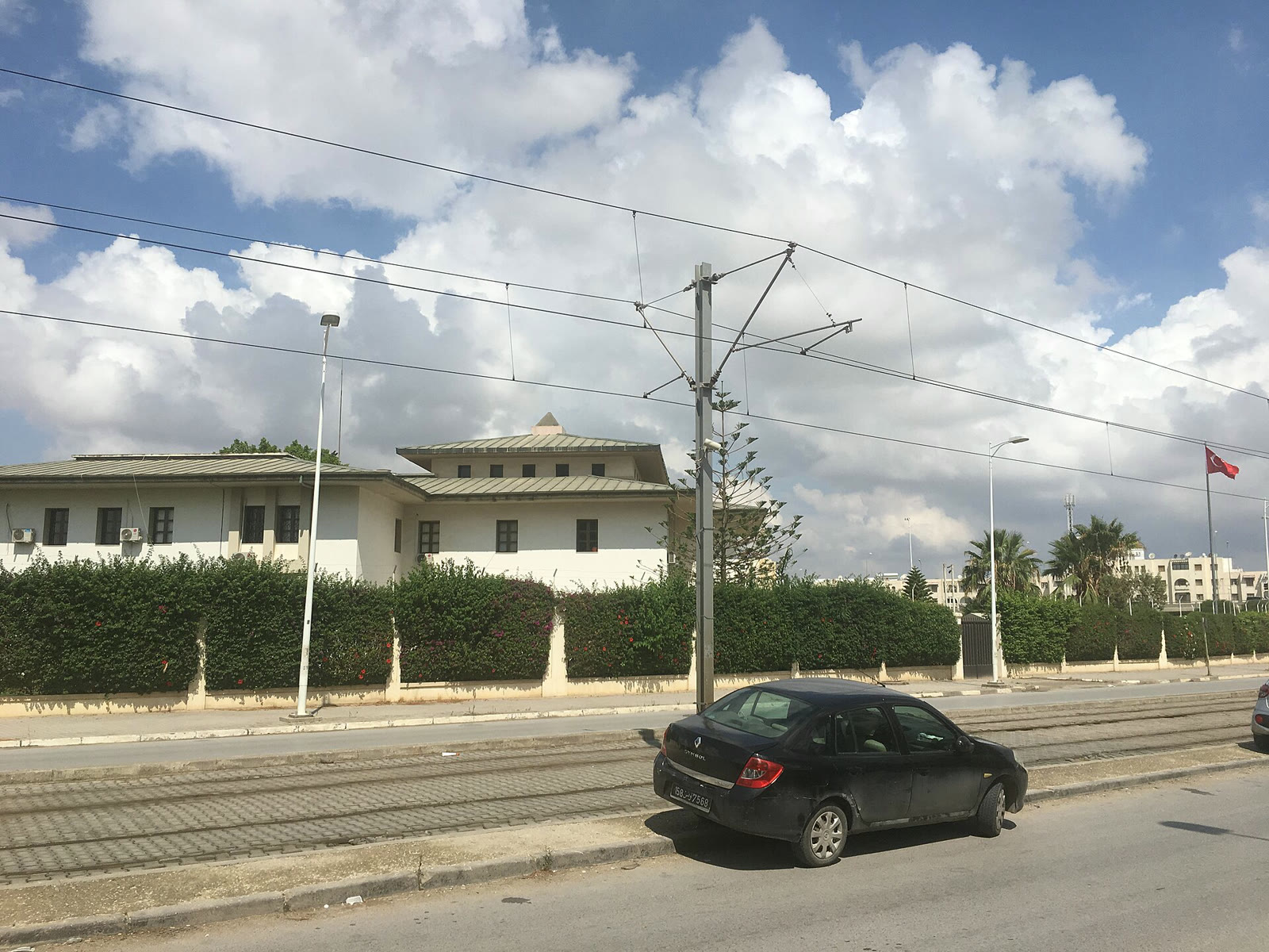 The Turkish Embassy building in Tunis (file photo)