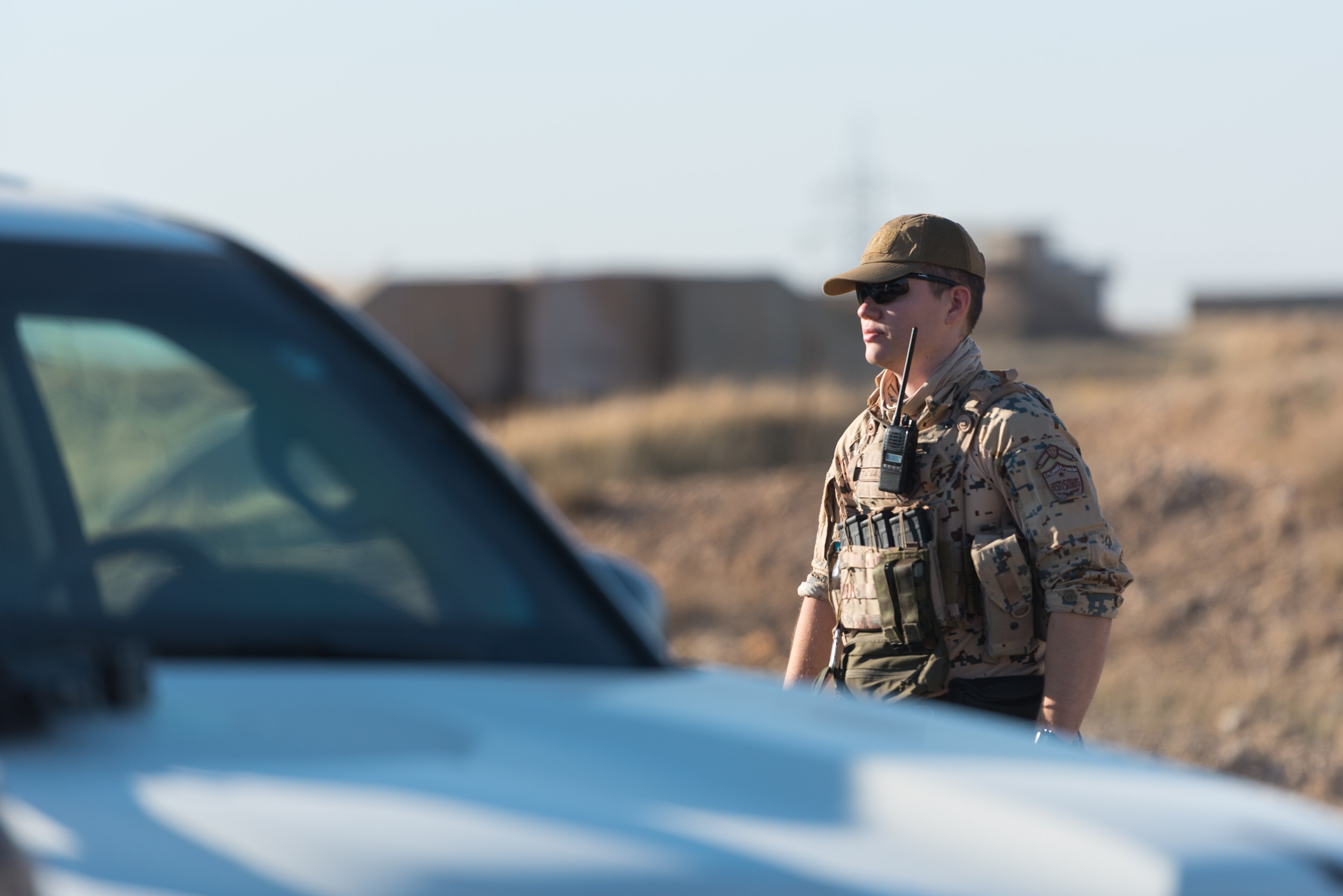 A coalition soldier in northern Iraq (file, December 2024)