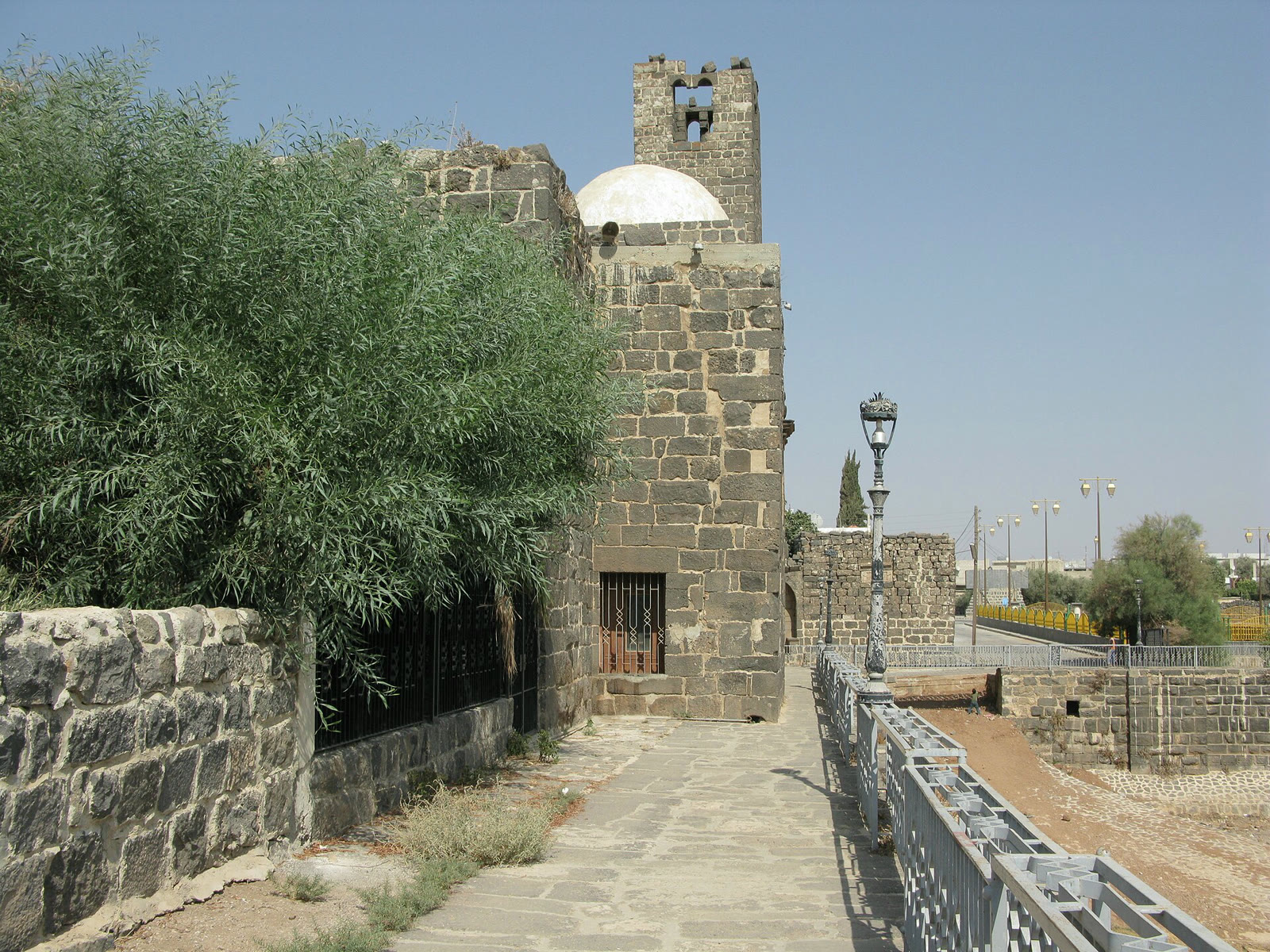أسوار قلعة بصرى في محافظة درعا (أرشيف)
