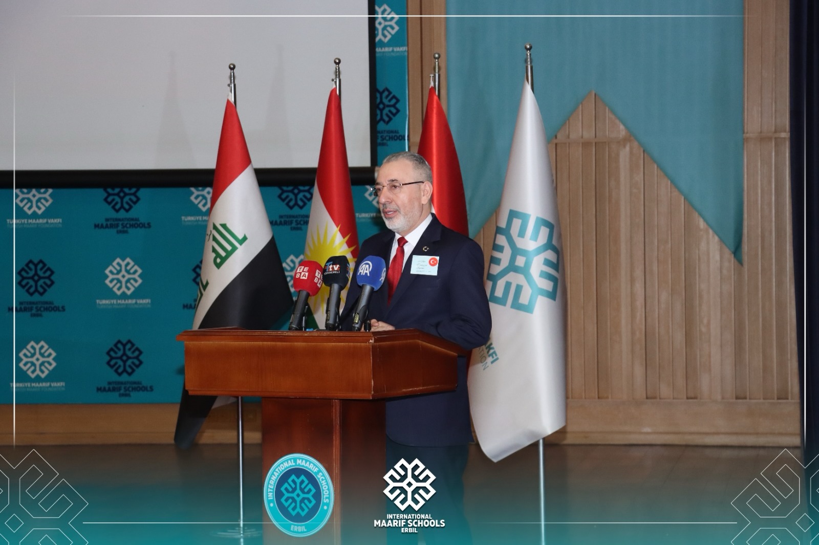Erbil'deki Maarif Okullarında Cumhuriyetin 103. yıl dönümü kutlamasında yapılan konuşmalardan bir bölüm