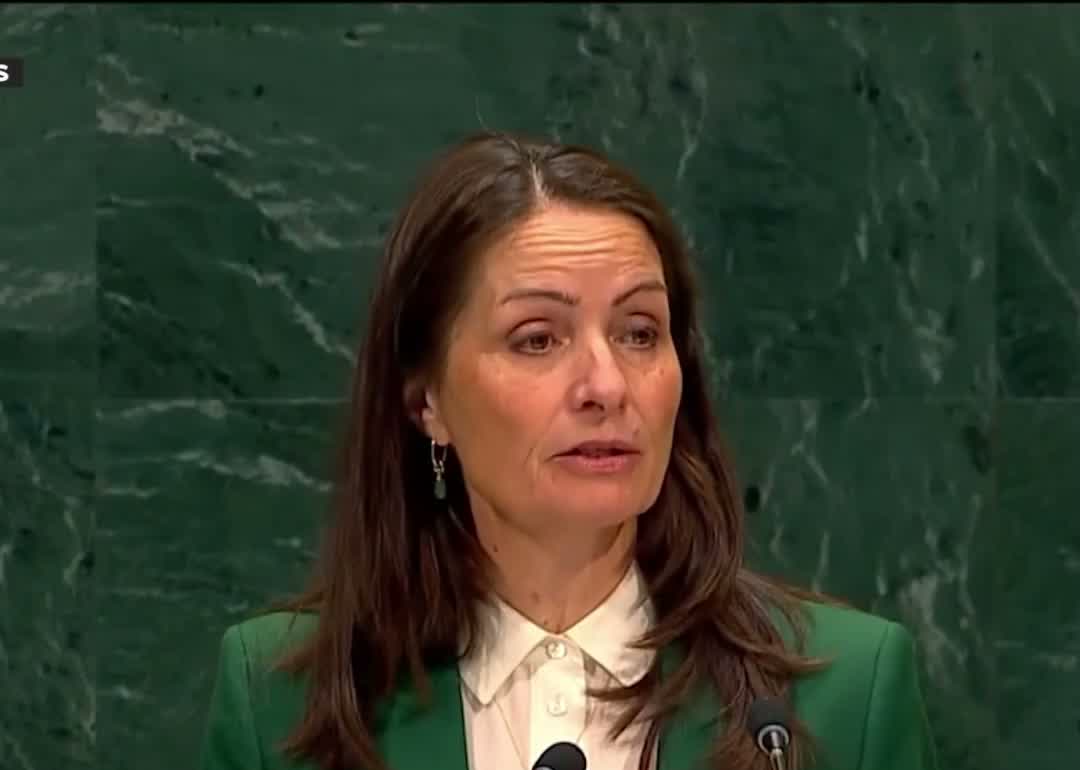 Christina Markus Lassen delivers her speech