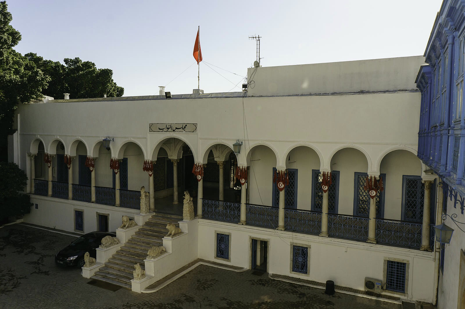 Tunus Meclisi'nin bulunduğu Bardo Sarayı'nın cephesi (arşiv)