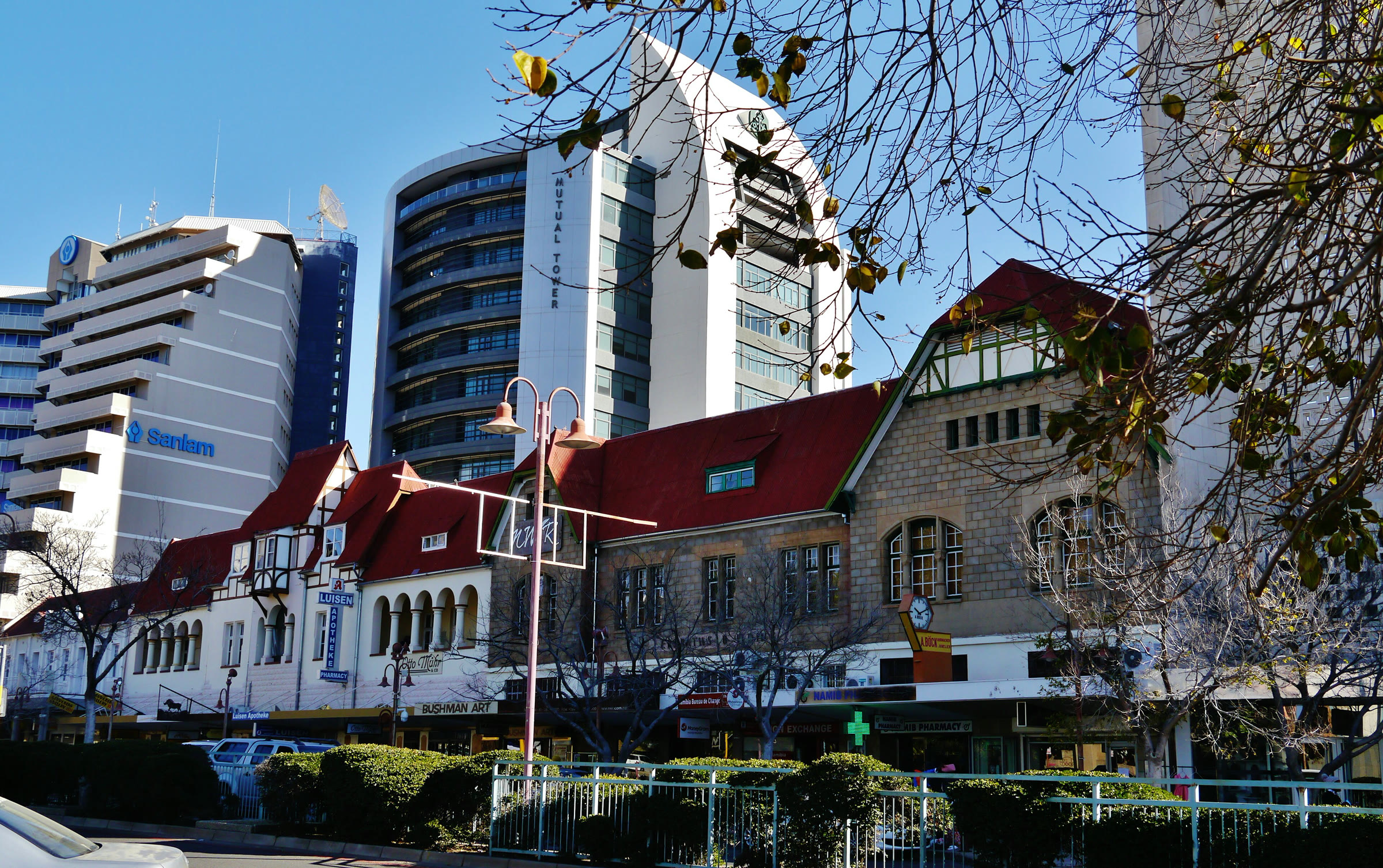 Independence Avenue in central Windhoek, Namibia's capital