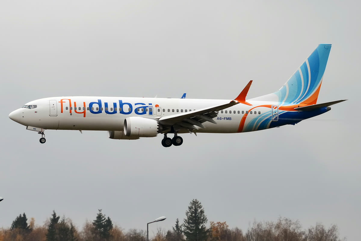 Bir flydubai Boeing 737-8 MAX uçağı (arşiv)