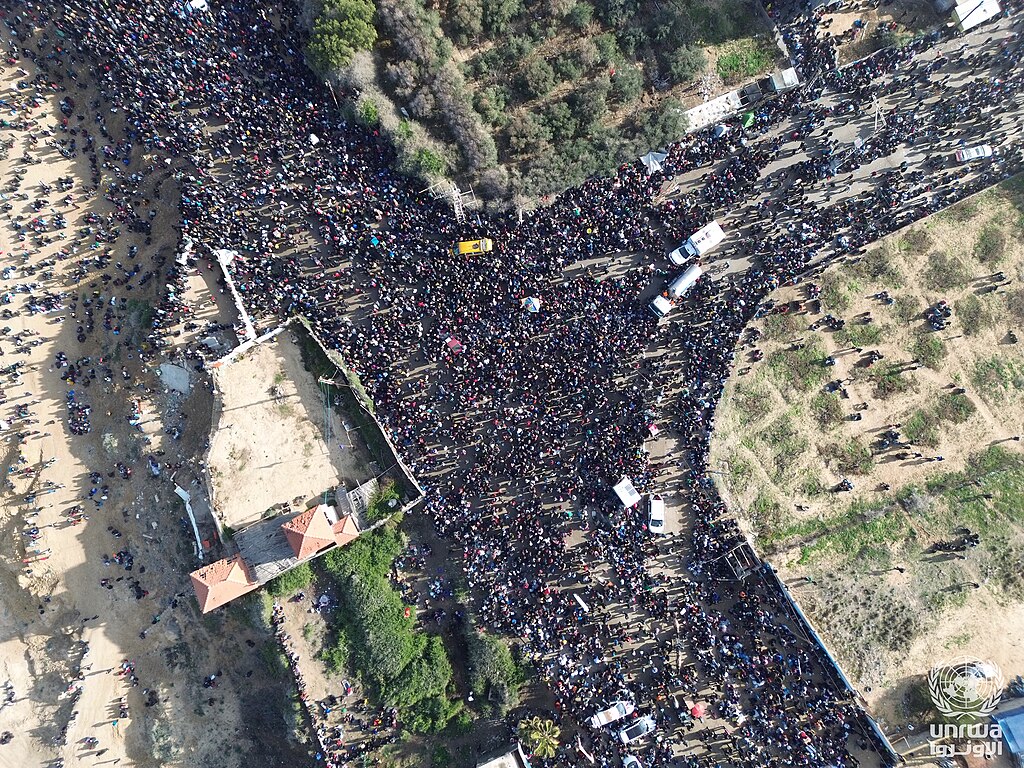 مشهد جوي للنصيرات (أرشيف، يناير 2025)