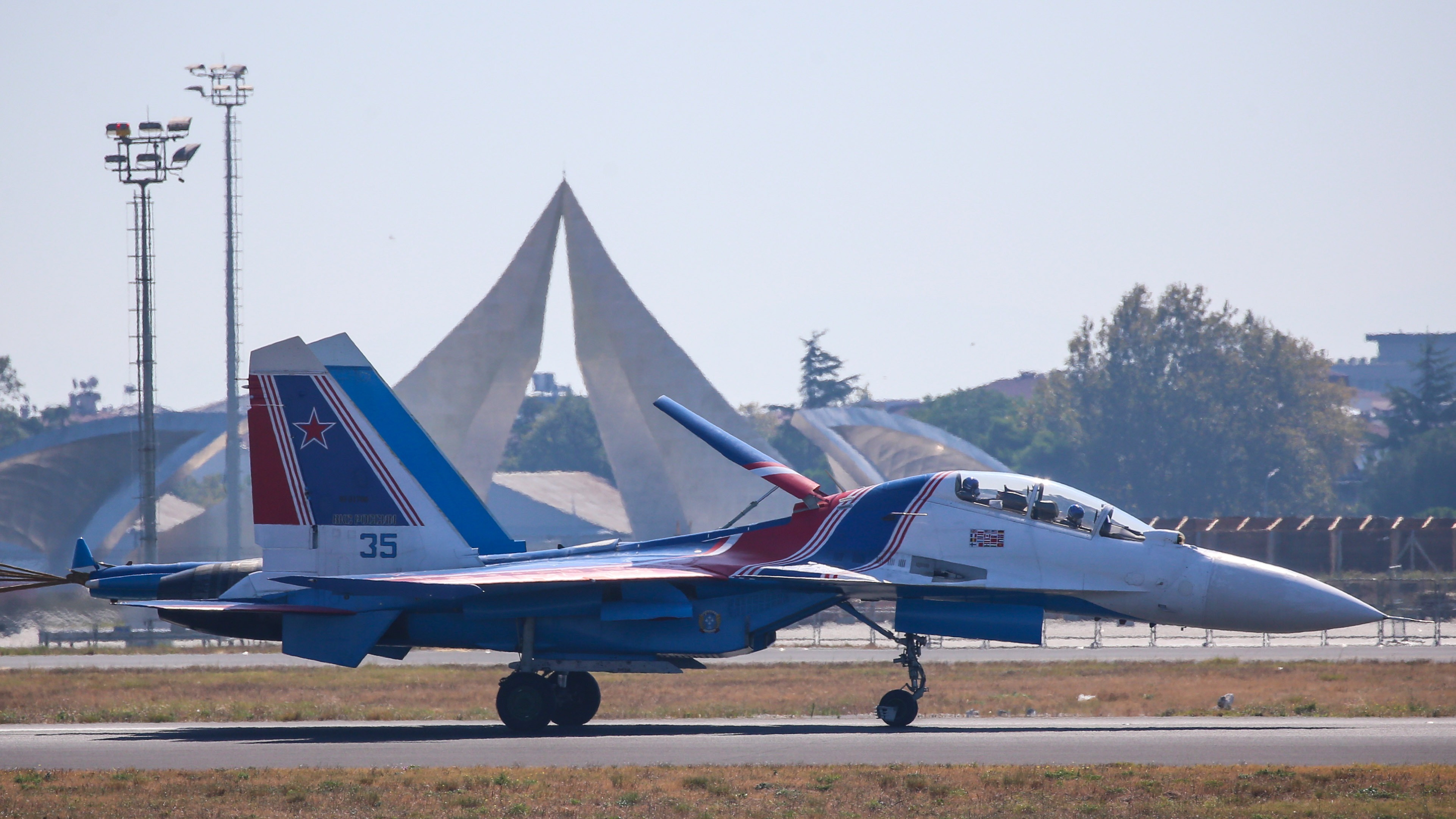 Russian Su-30SM fighters