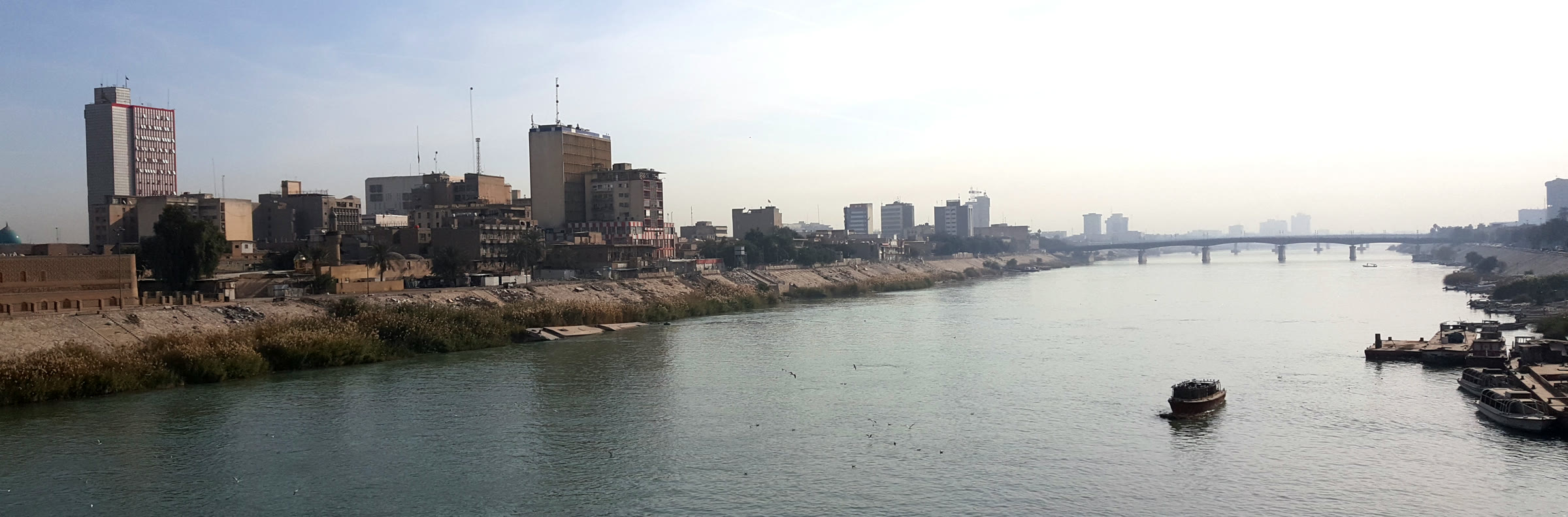 The Tigris River in Baghdad (file)