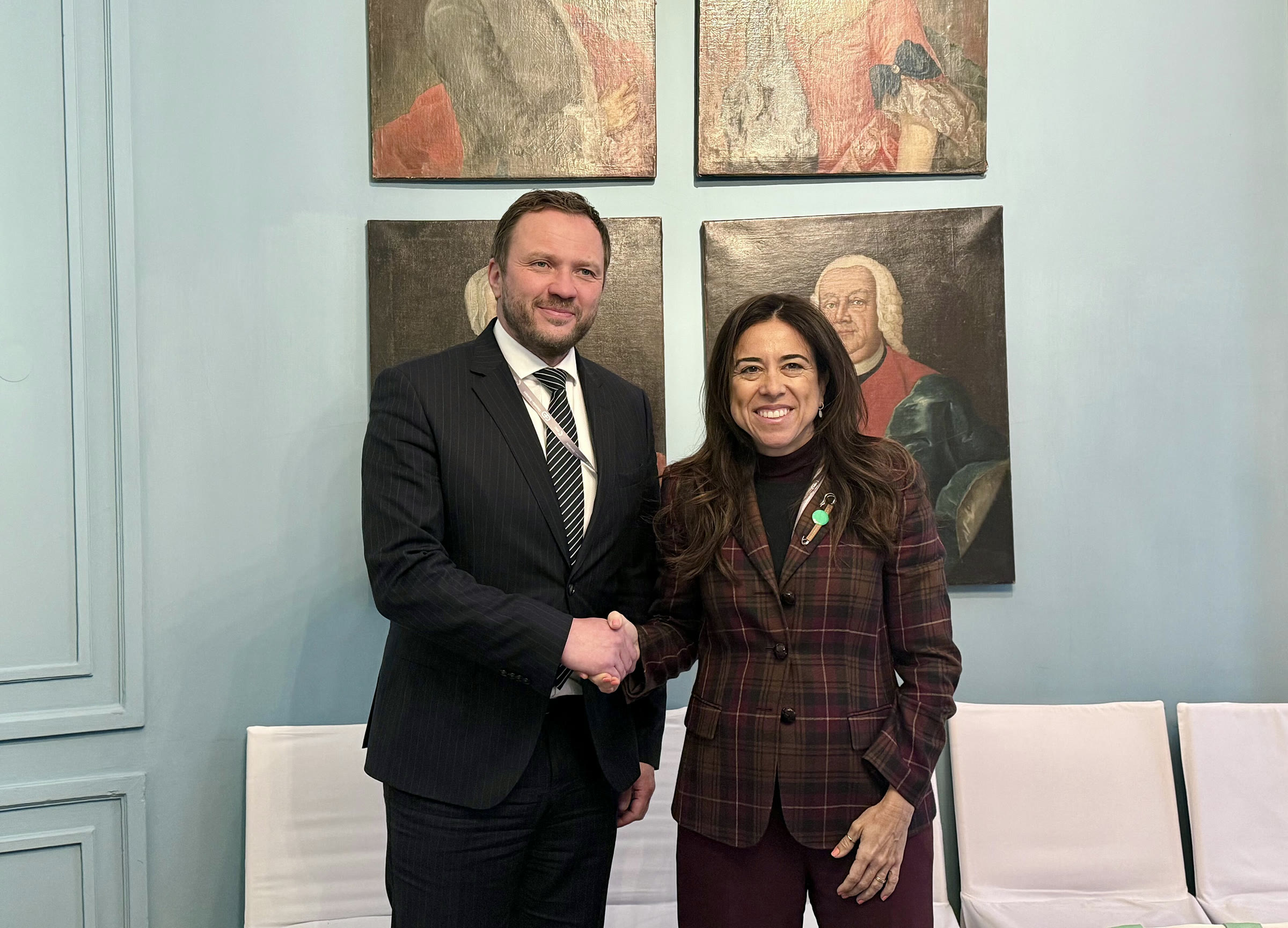 Lana Nusseibeh during a visit to Estonia (February 2026)