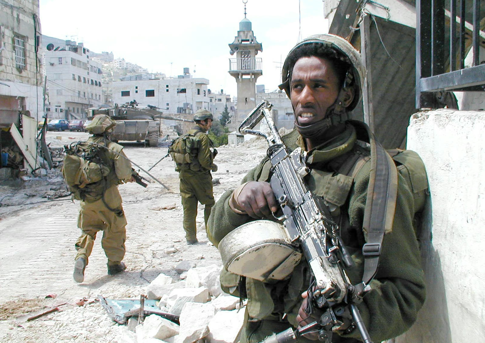 Israeli soldiers in Nablus (archive)