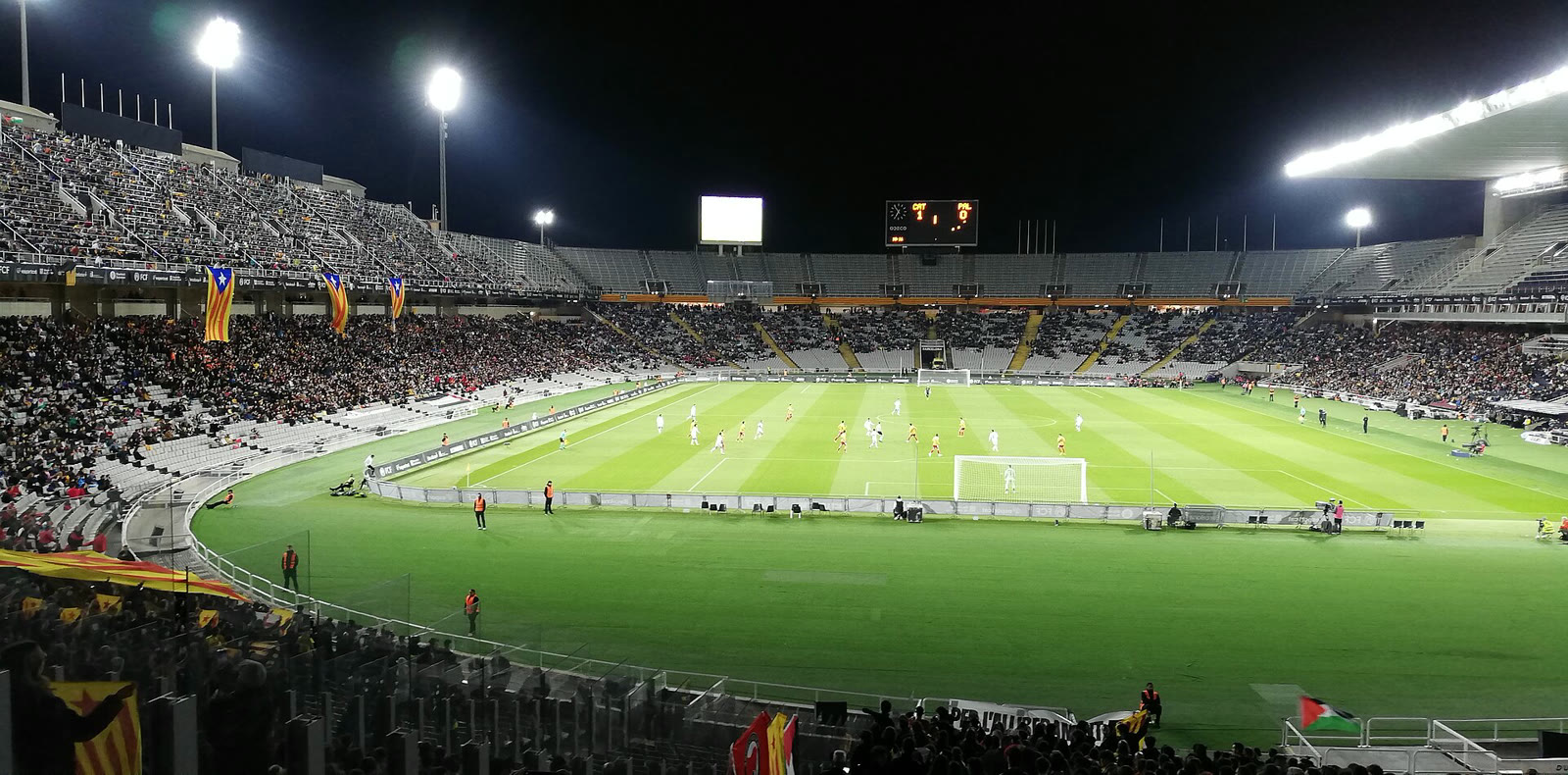 مباراة منتخب فلسطين أمام منتخب كتالونيا في نوفمبر 2025 (أرشيف)