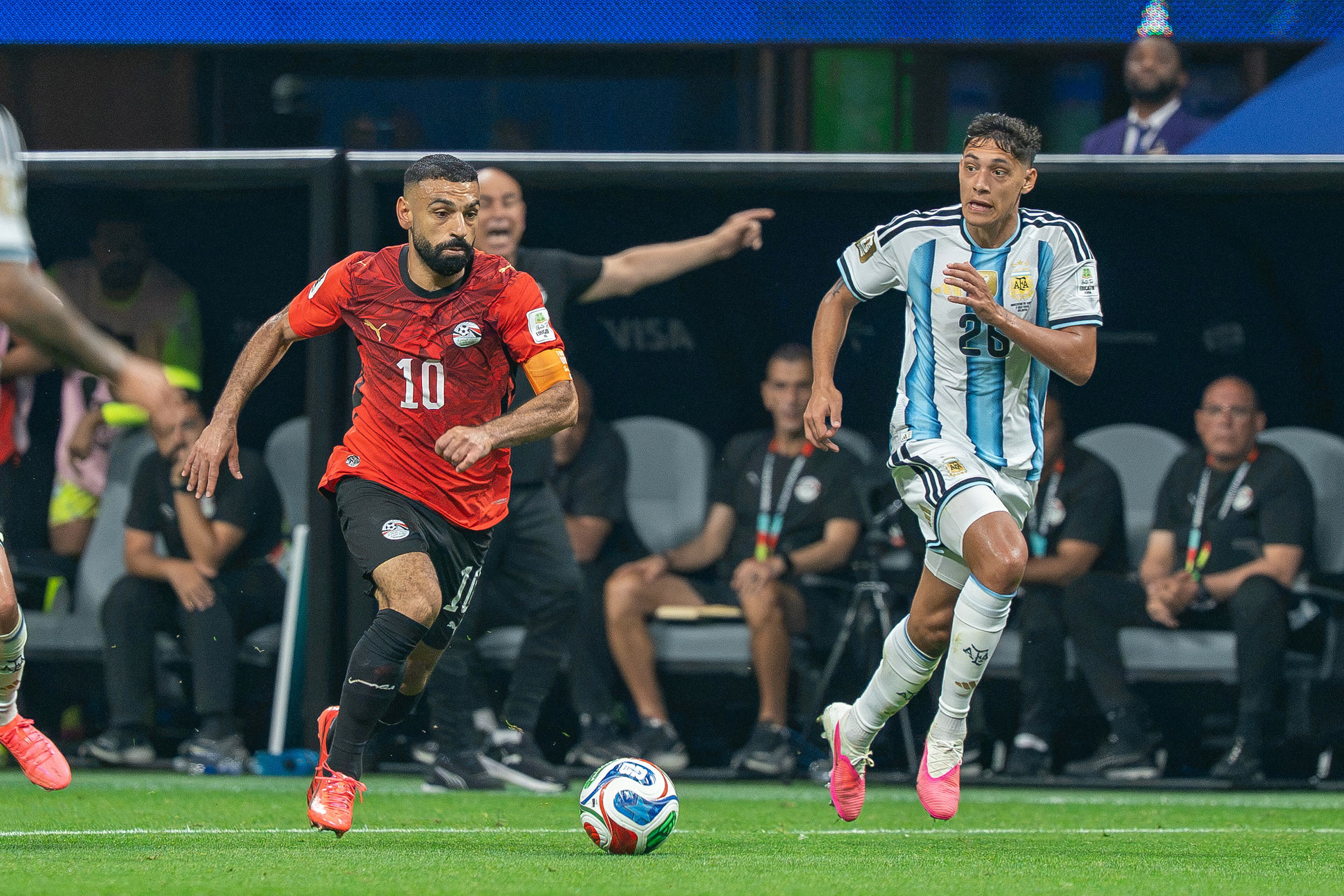 محمد صلاح بقميص منتخب مصر