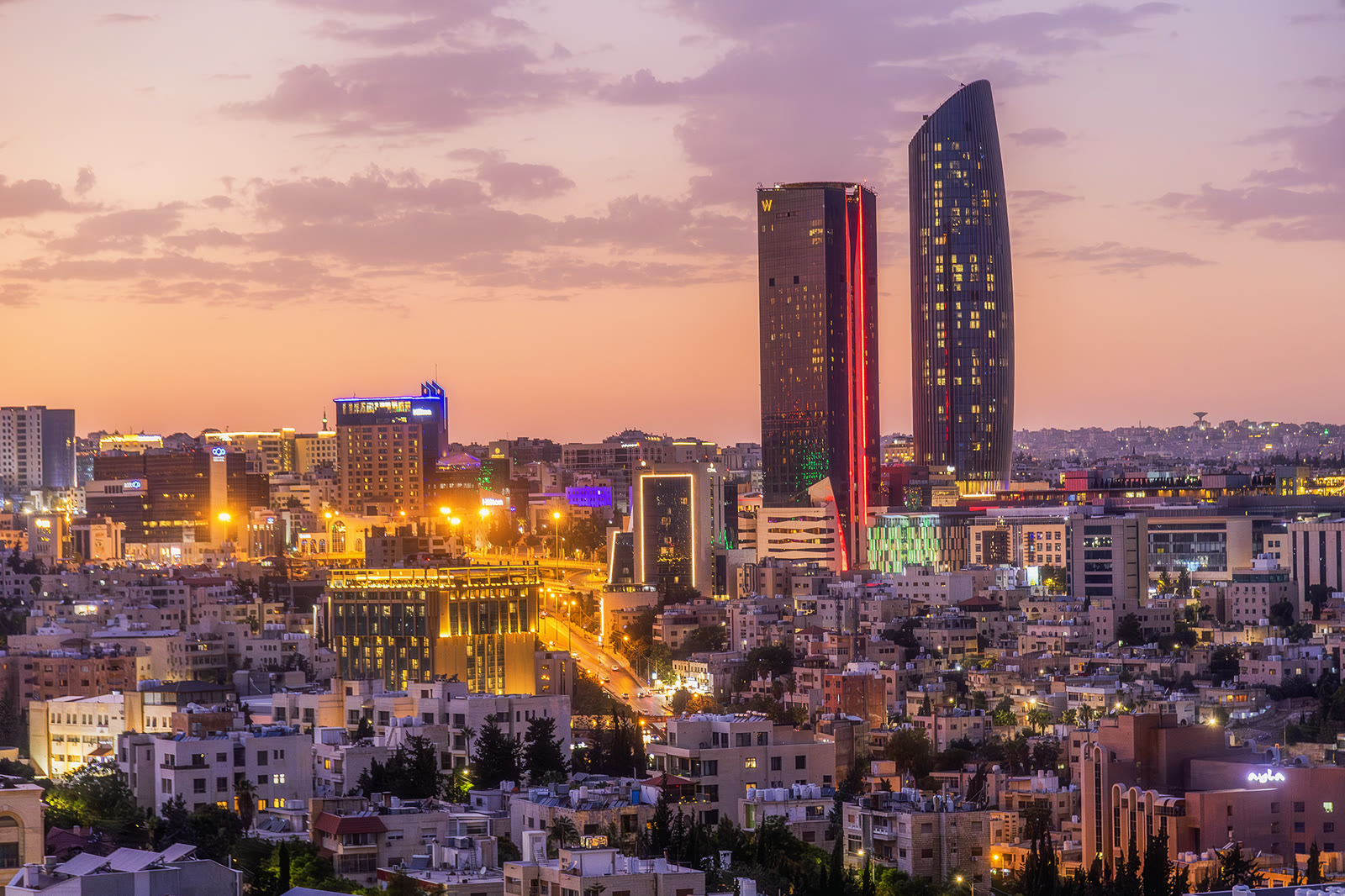 منظر من العاصمة الأردنية عمّان (أرشيف)