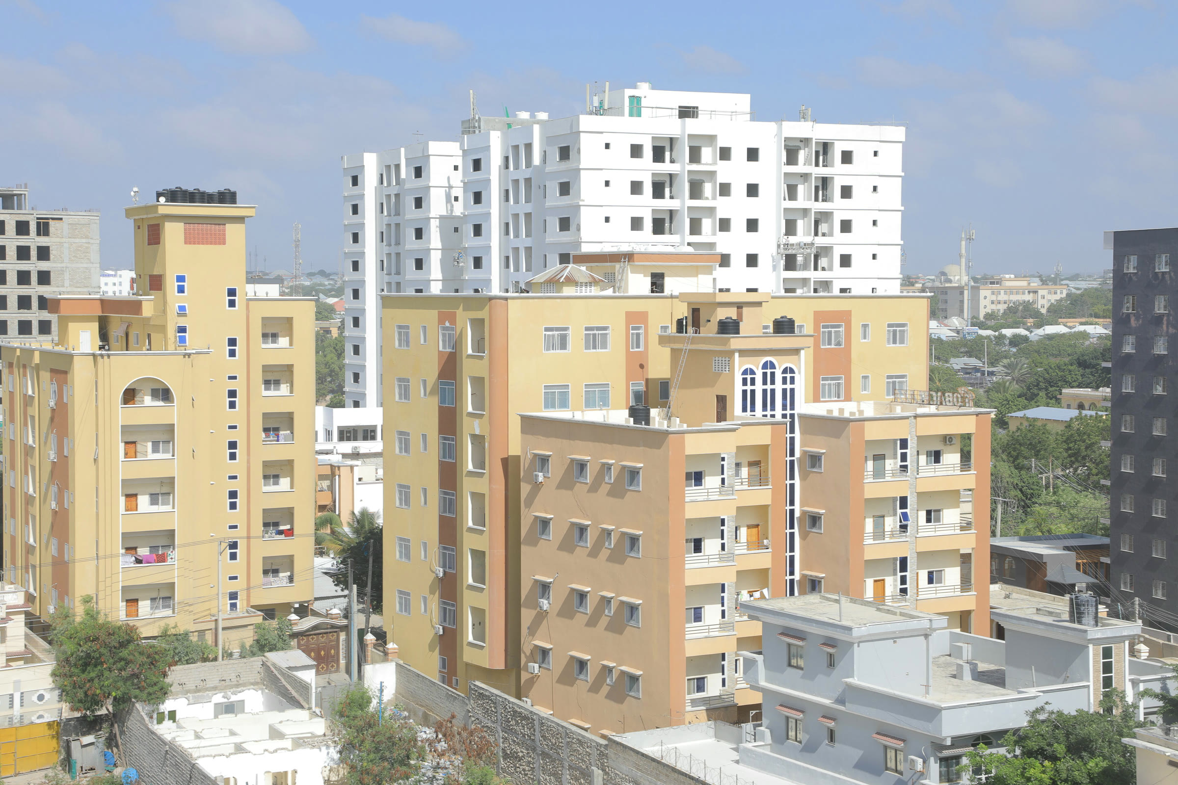 مبان سكنية حديثة في مقديشو (أرشيف)