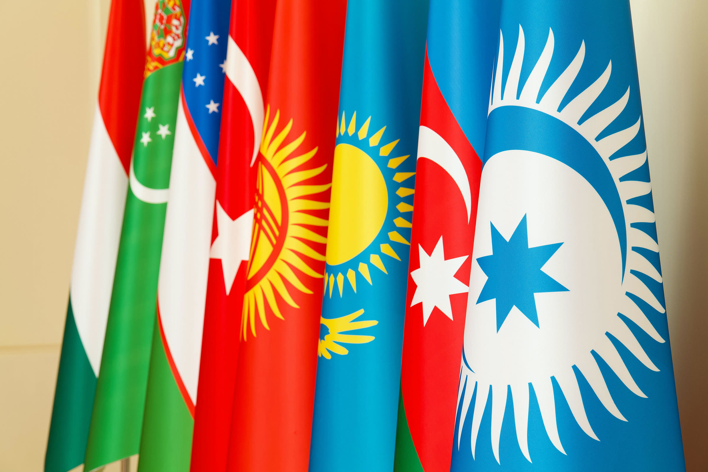 Flags of the Organization of Turkic States and its member countries