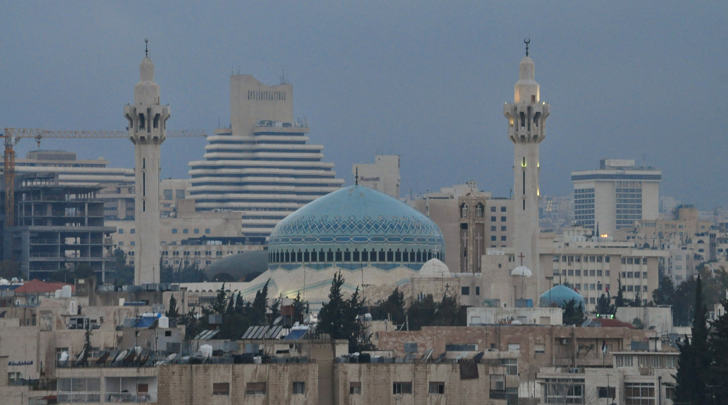 مسجد الملك عبد الله في عمّان (أرشيف)