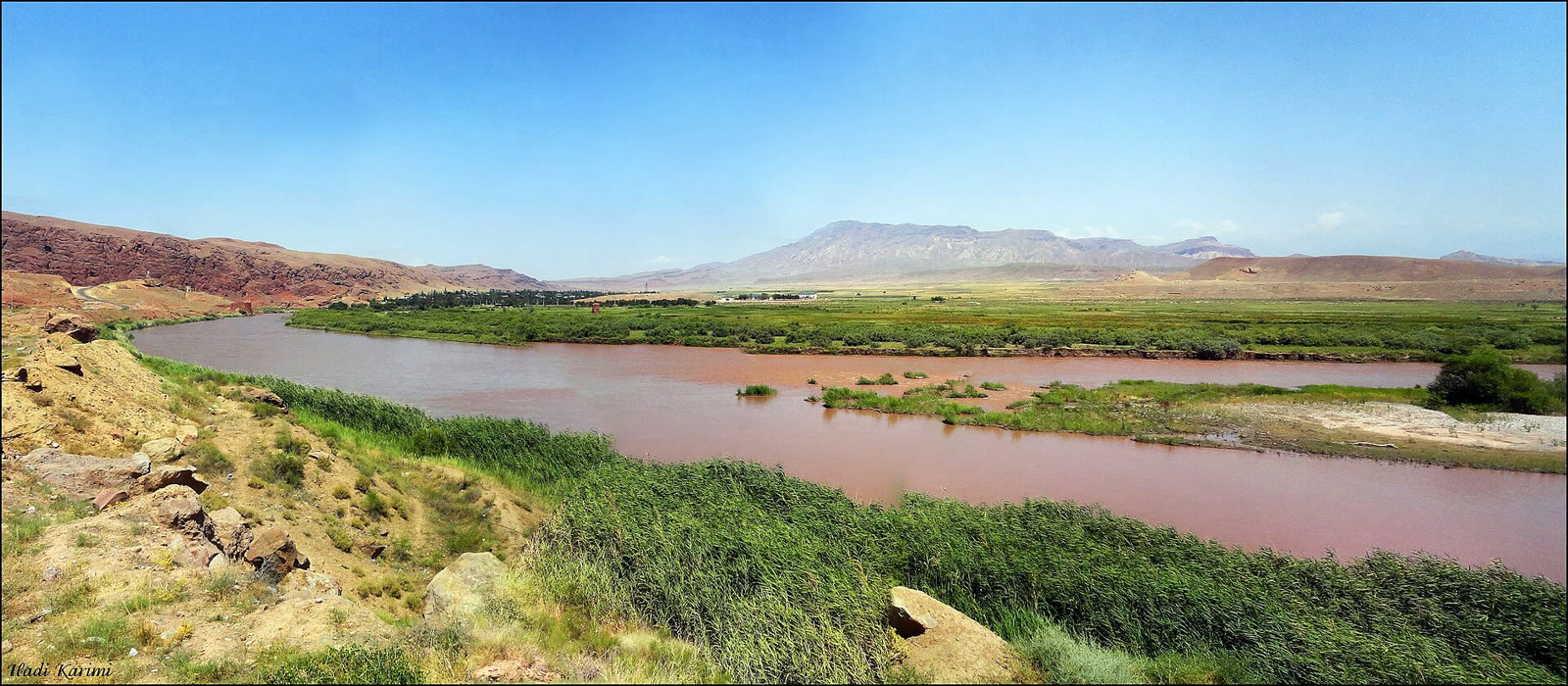 İran ile Azerbaycan arasındaki sınırı oluşturan Aras Nehri (arşiv)