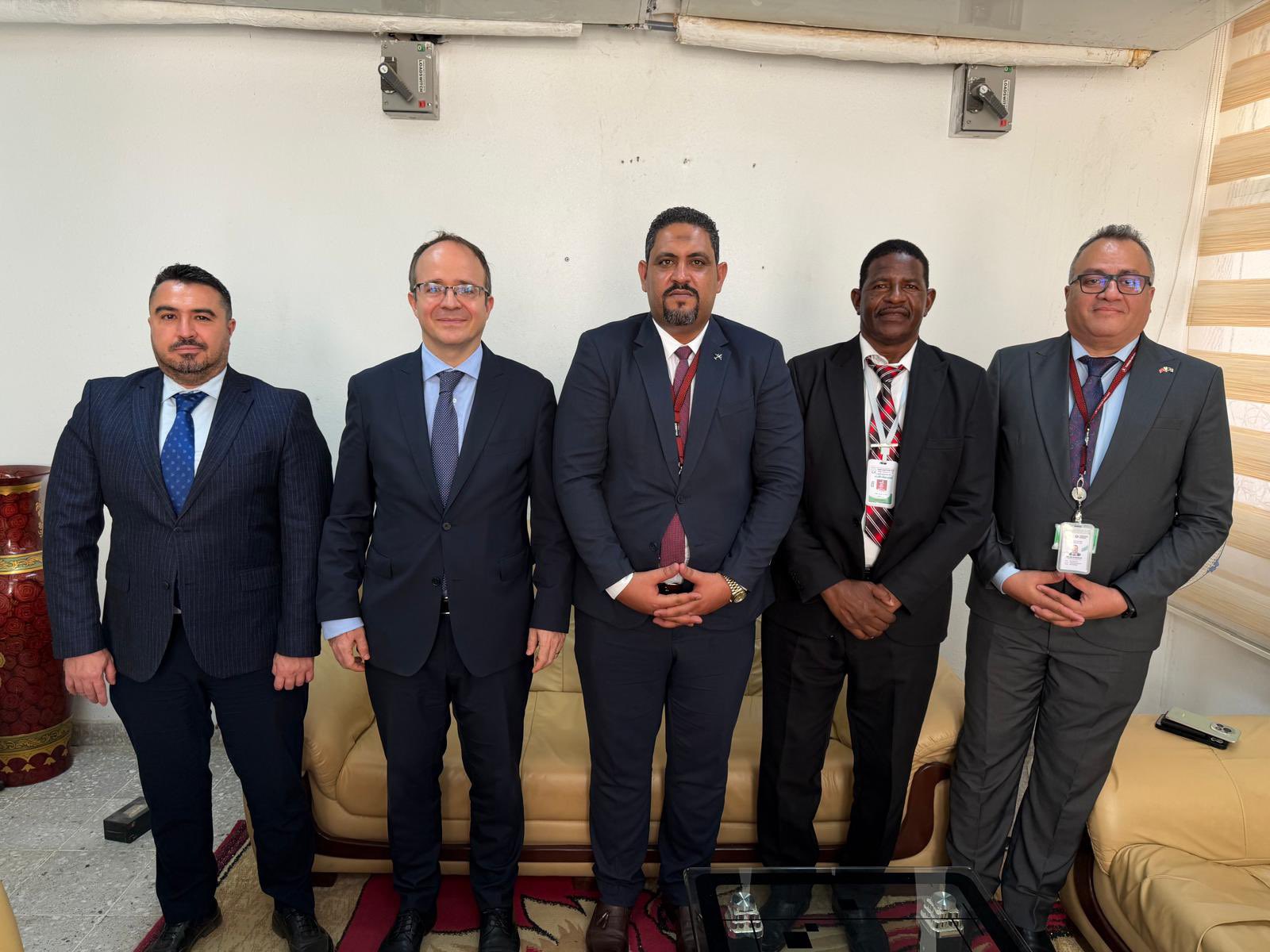 Ambassador Oba and Port Sudan International Airport Director Mousa Jibril Mohamed