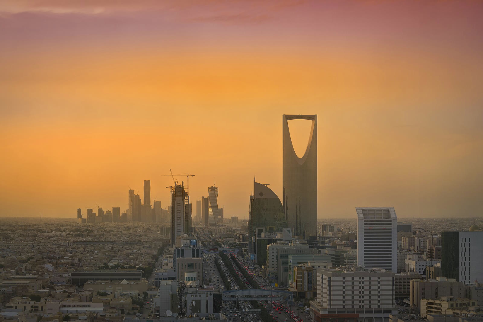 Suudi Arabistan'ın başkenti Riyad'dan genel görünüm (arşiv)