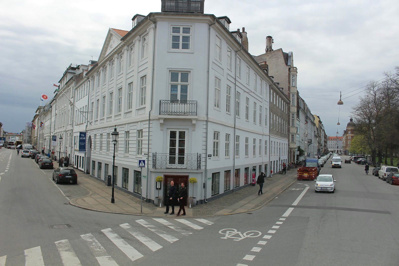 The corner of Amaliegade and Esplanaden in Copenhagen (file photo)