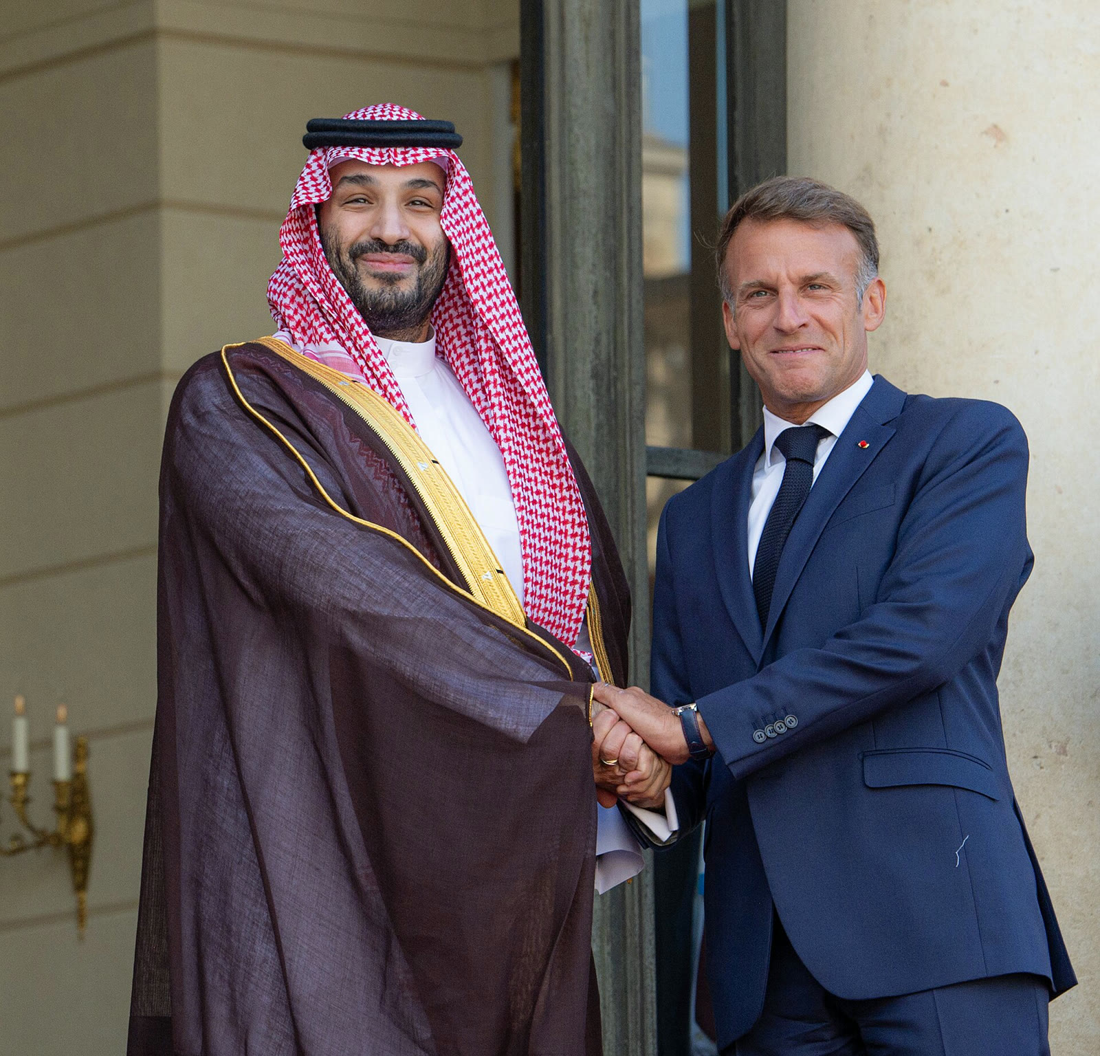 Macron welcomes Mohammed bin Salman at the Élysée Palace (August 2026)